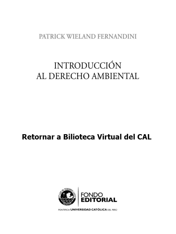 Colegio de Abogados de Lima - Introducción al derecho ambiental