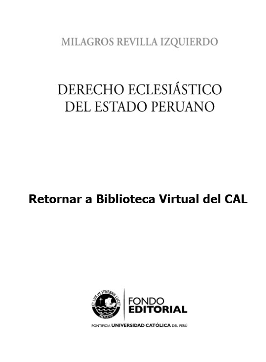Colegio de Abogados de Lima - Derecho Eclesiástico  del estado Peruano