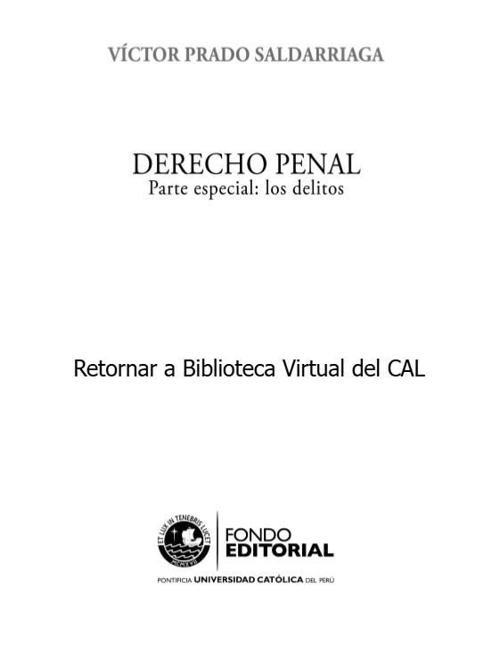 Colegio de Abogados de Lima - DERECHO PENAL
