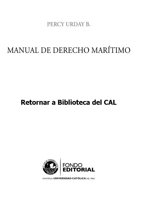 Colegio de Abogados de Lima - Manual de derecho marítimo