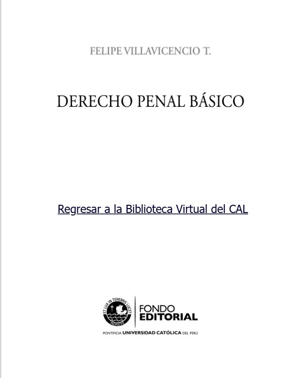 Colegio de Abogados de Lima - Derecho Penal Básico