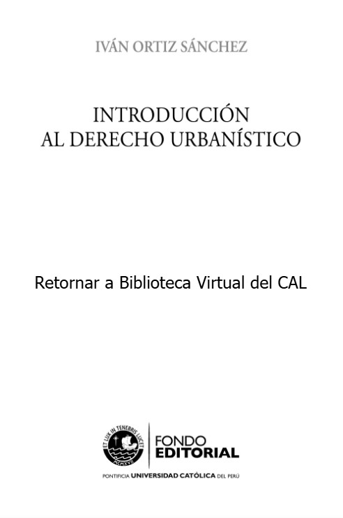 Colegio de Abogados de Lima - Introducción al derecho  urbanístico